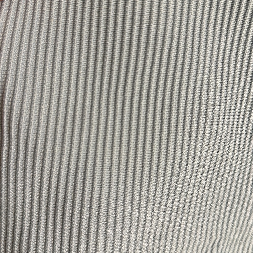 Babaton Light blue Ribbed Crop Top - Picture 4 of 4